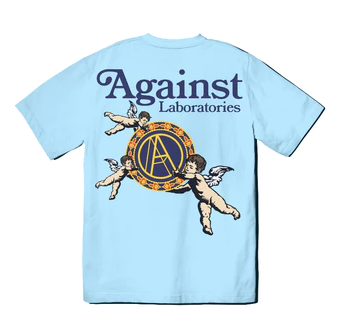 AGAINST LAB ANGEL TEE BABY BLUE