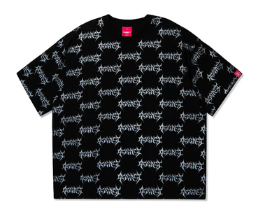 AGAINST LAB CHROME REFLECTIVE BOXY TEE