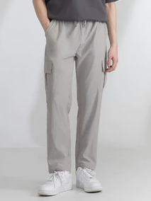 Check2Check-Ice Magnetic Pocket Work Pants Cool Trousers Ice Cooling Elastic Quick-Drying Casual